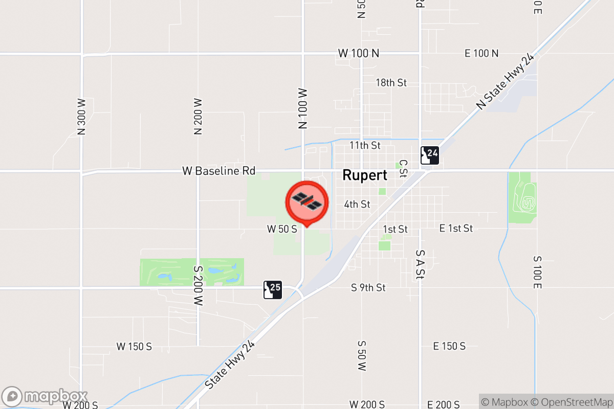 Static map screenshot of the place