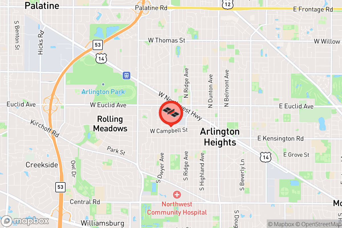 Static map screenshot of the place