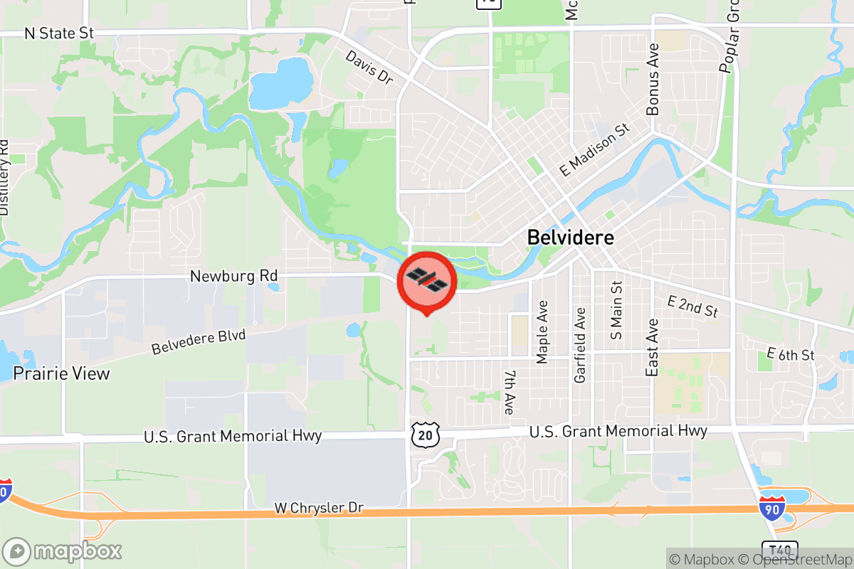 Static map screenshot of the place