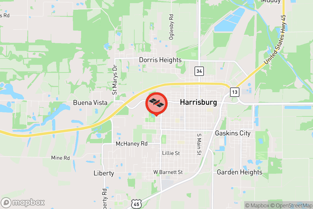 Static map screenshot of the place