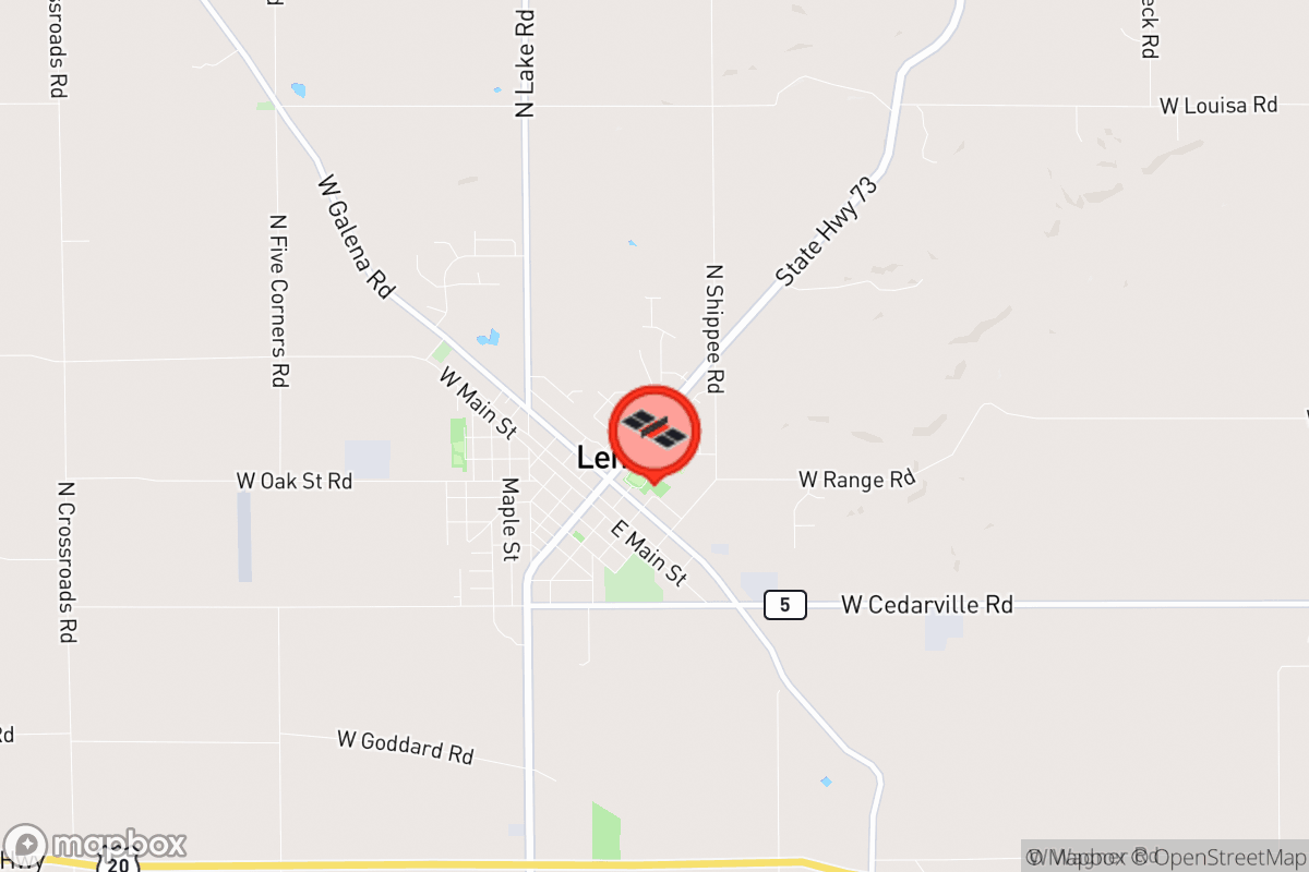 Static map screenshot of the place