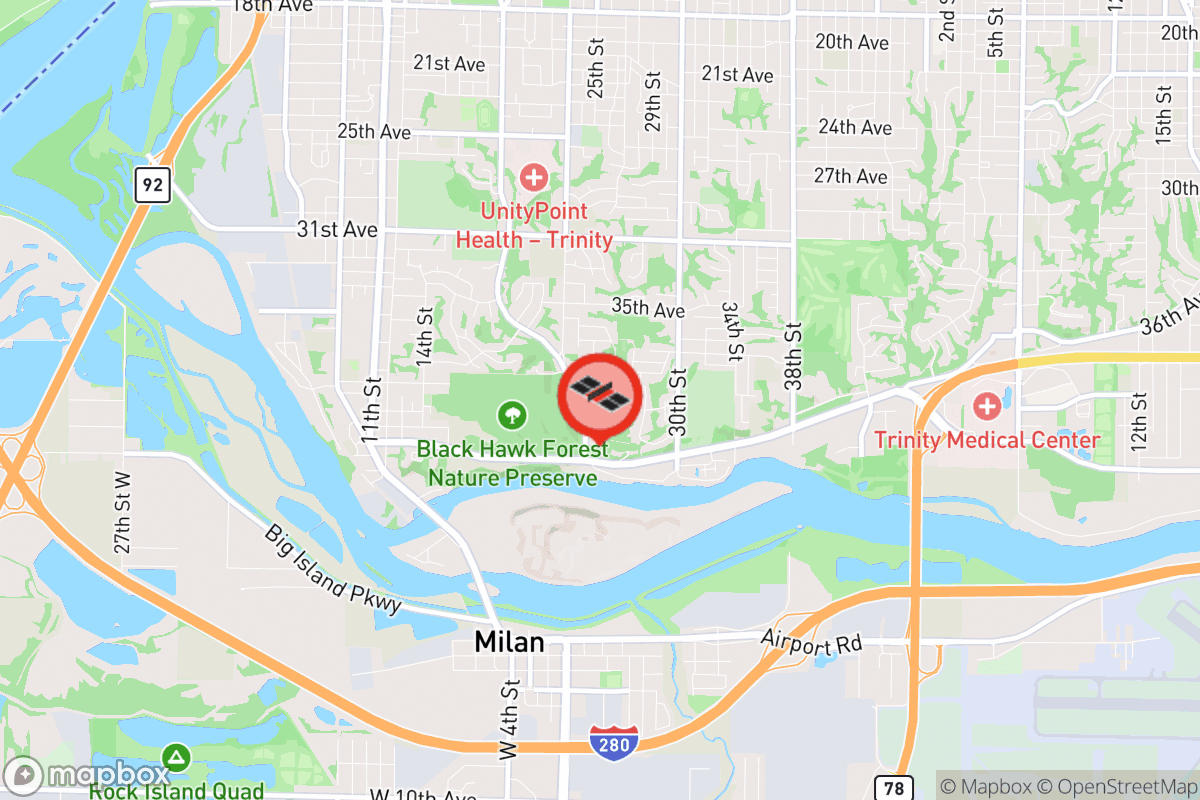 Static map screenshot of the place