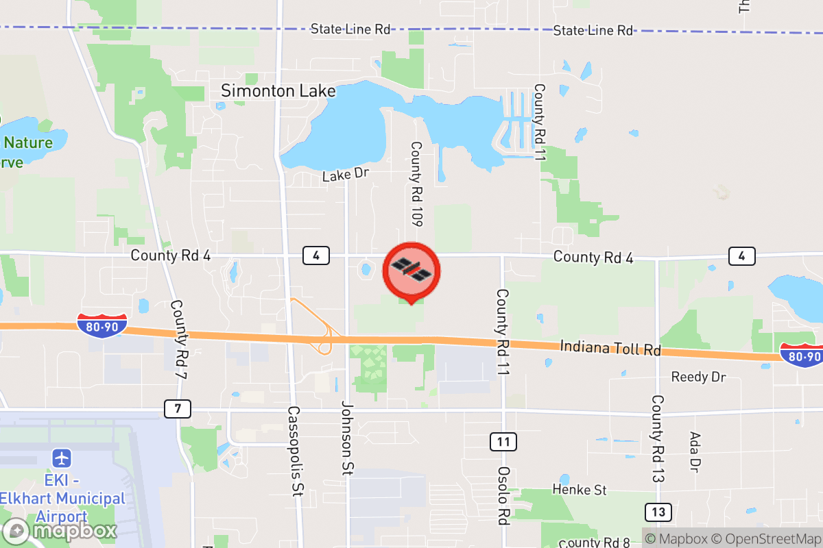 Static map screenshot of the place