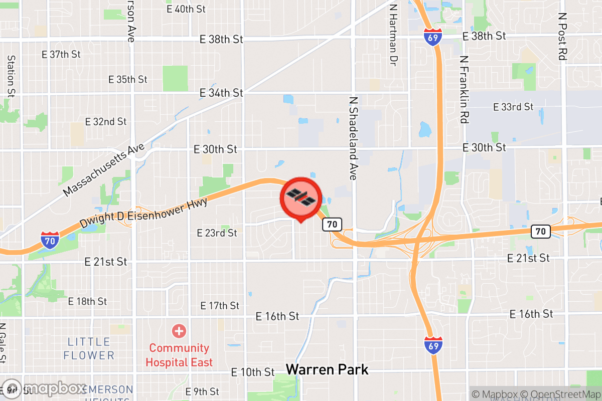 Static map screenshot of the place