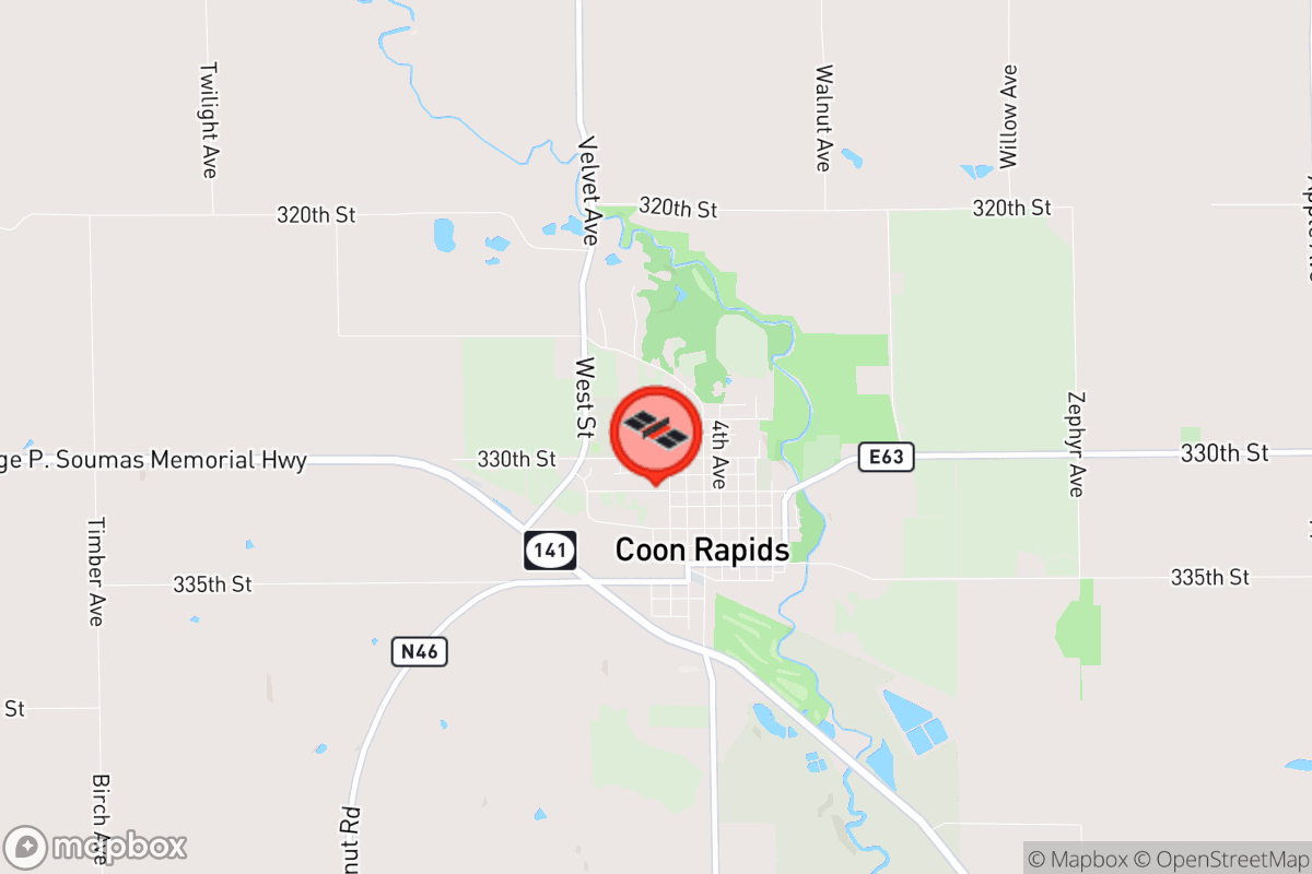 Static map screenshot of the place