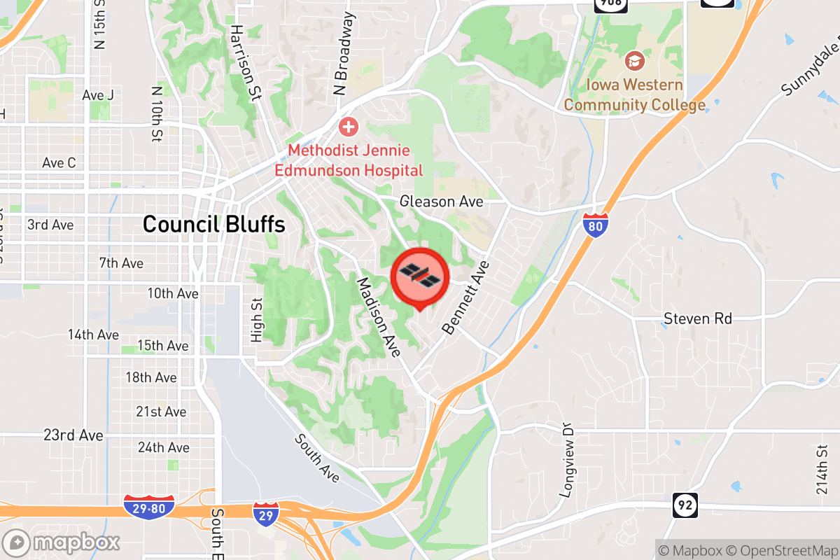 Static map screenshot of the place