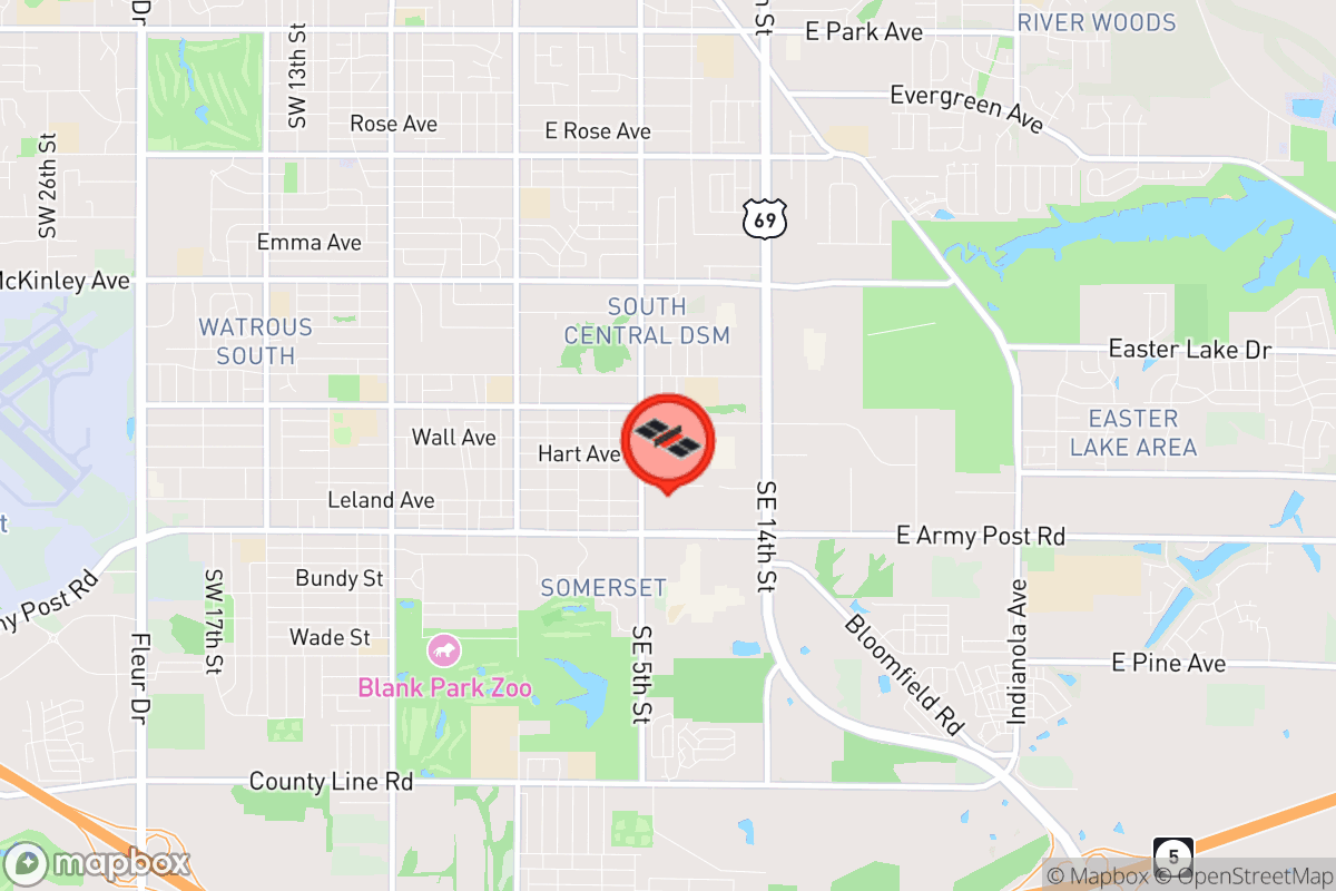 Static map screenshot of the place