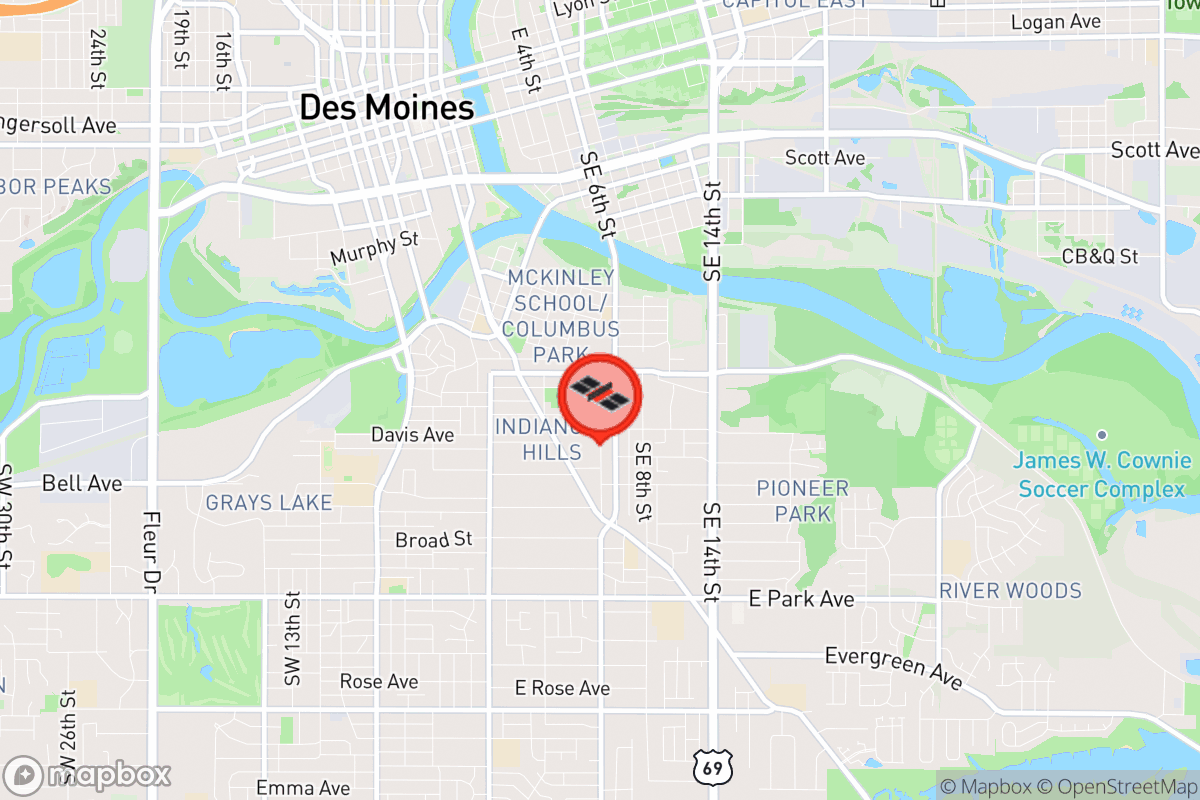 Static map screenshot of the place