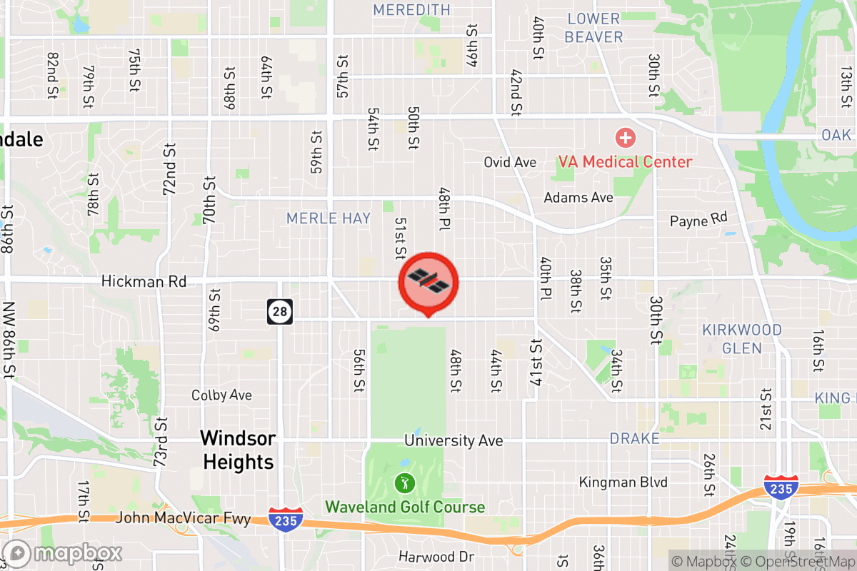 Static map screenshot of the place