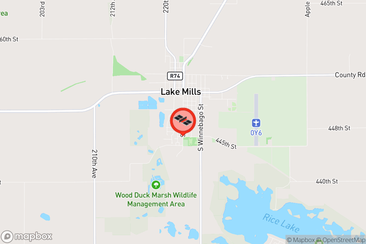 Static map screenshot of the place