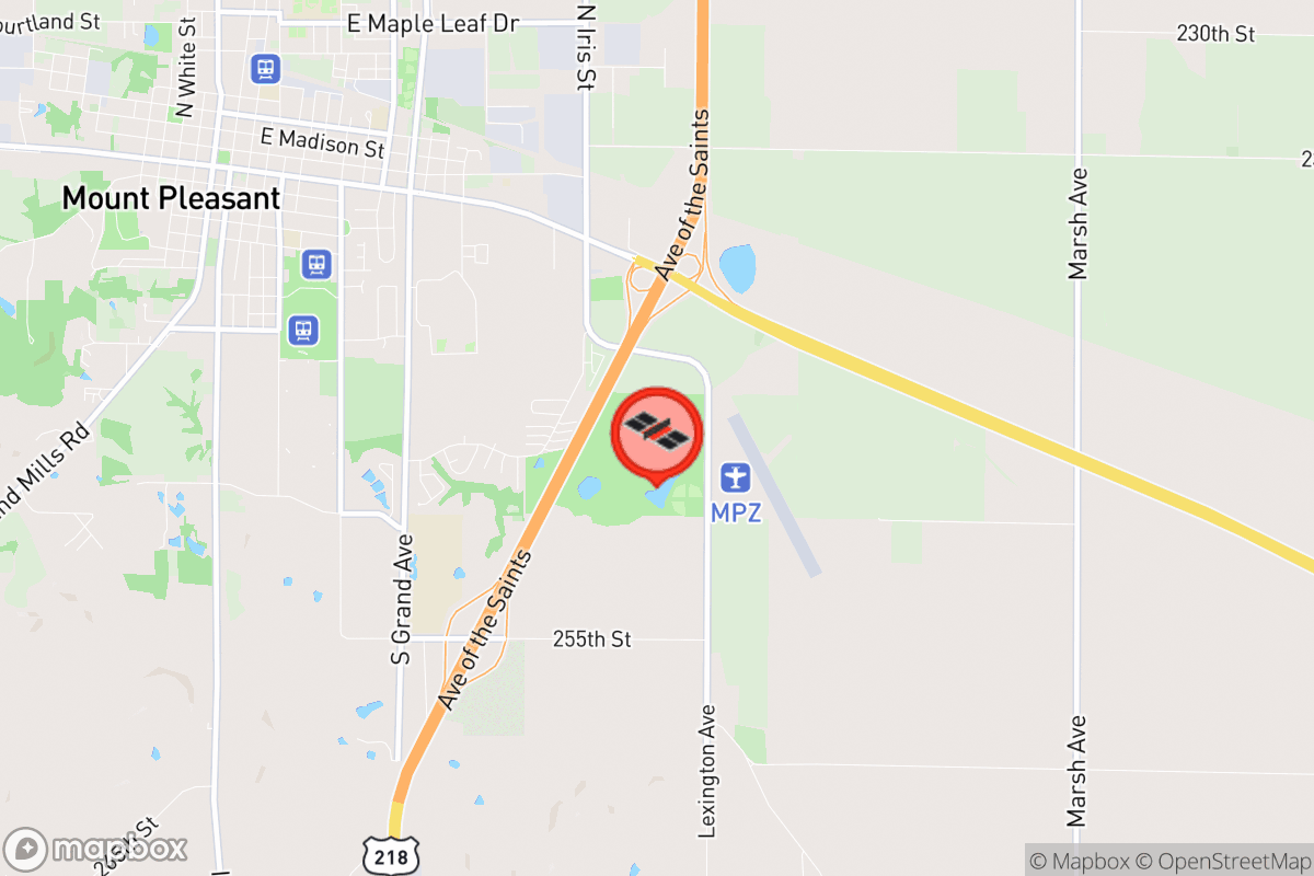 Static map screenshot of the place