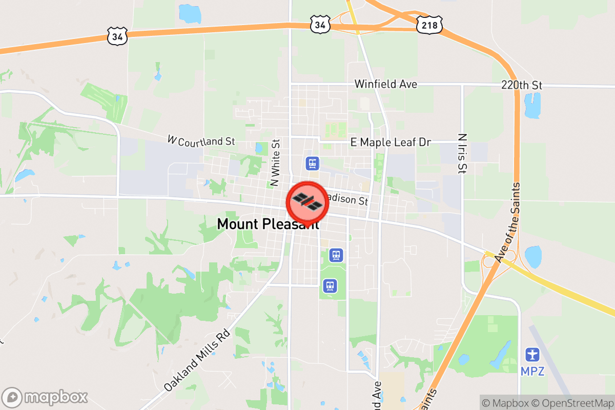 Static map screenshot of the place