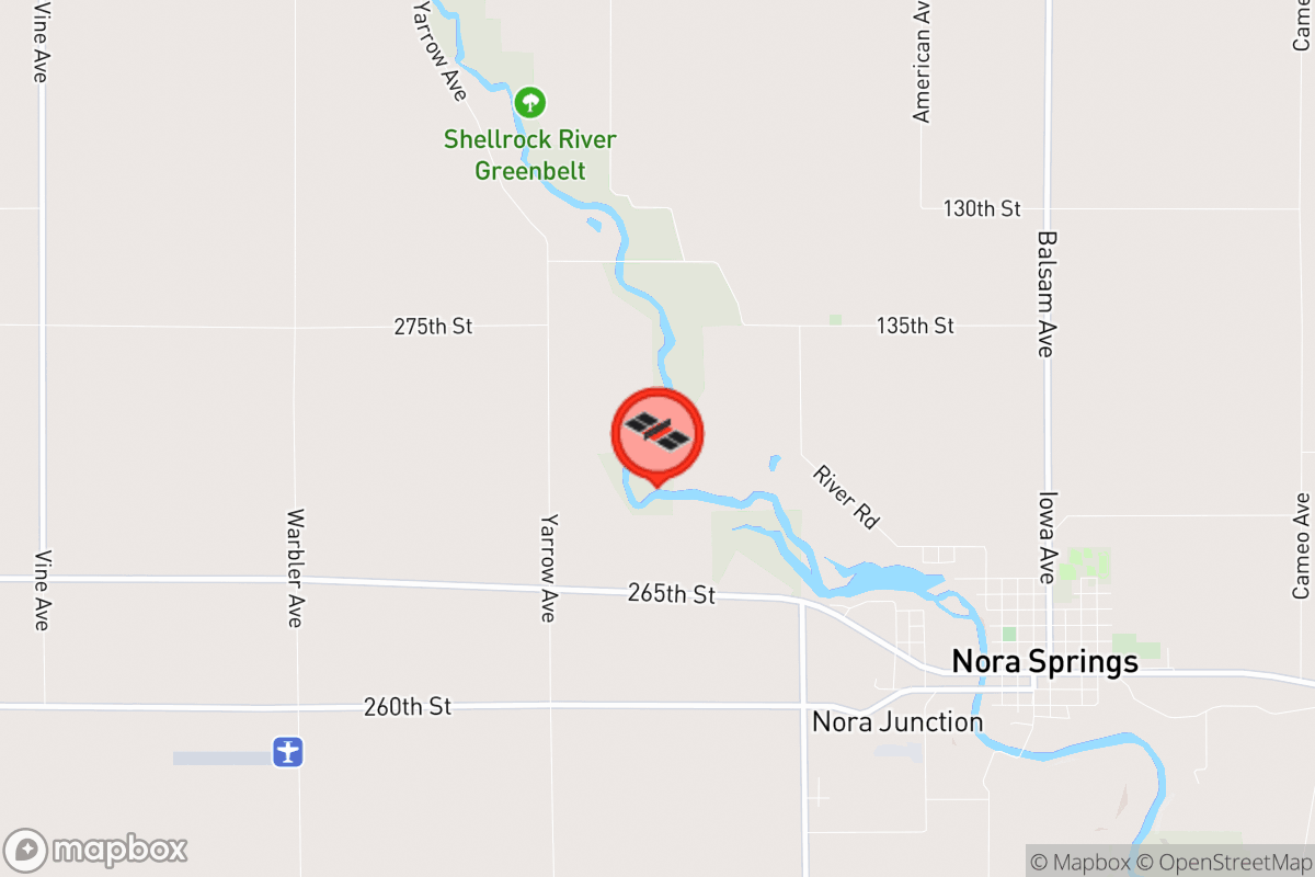 Static map screenshot of the place