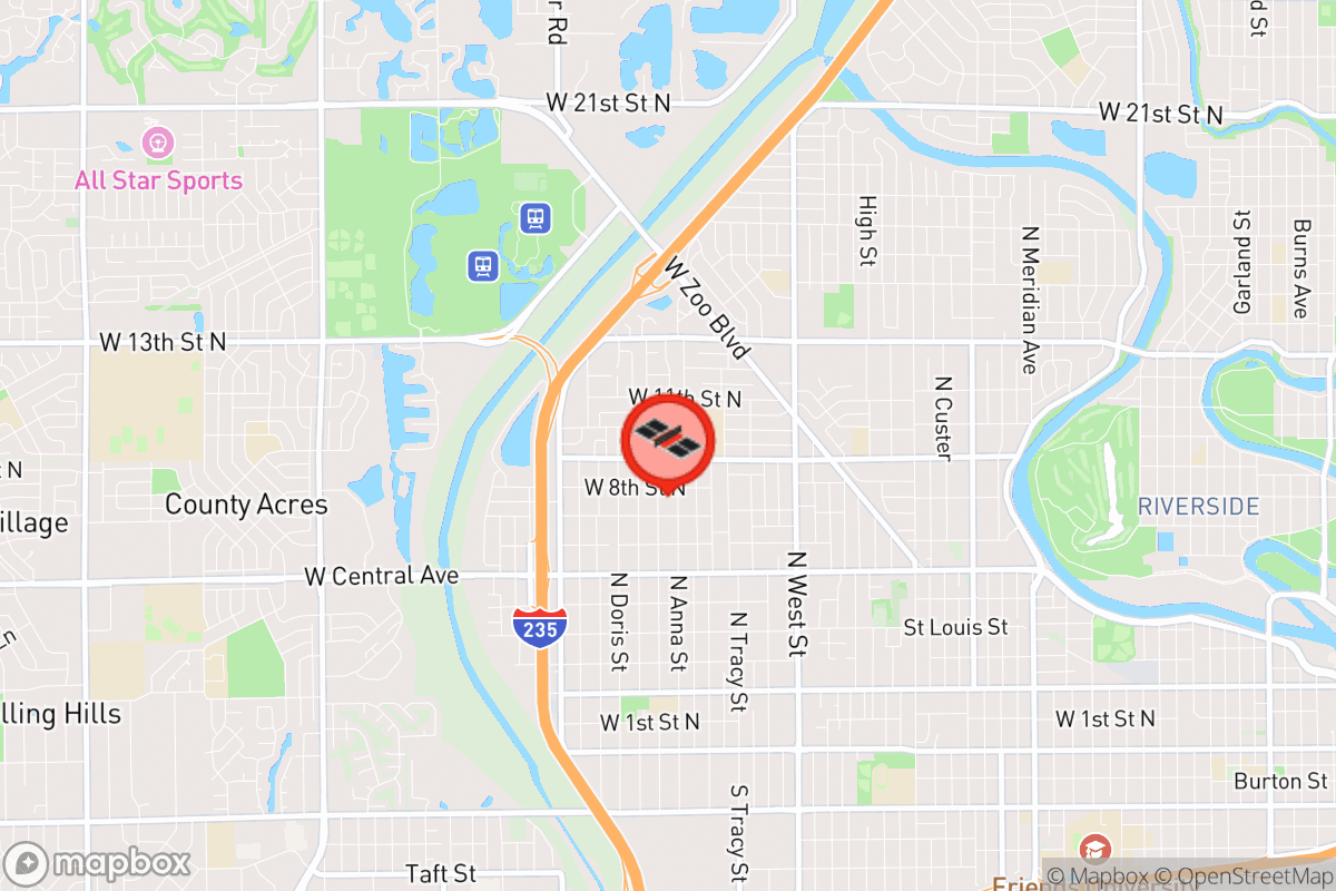 Static map screenshot of the place