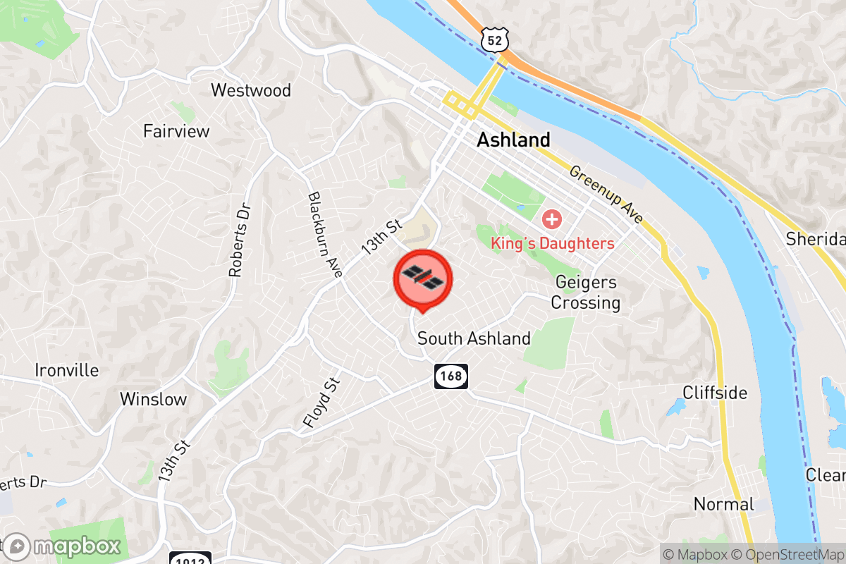 Static map screenshot of the place