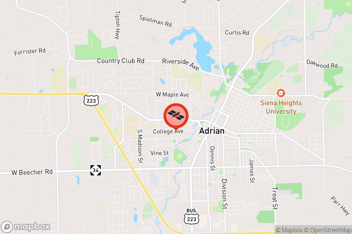 Static map screenshot of the place