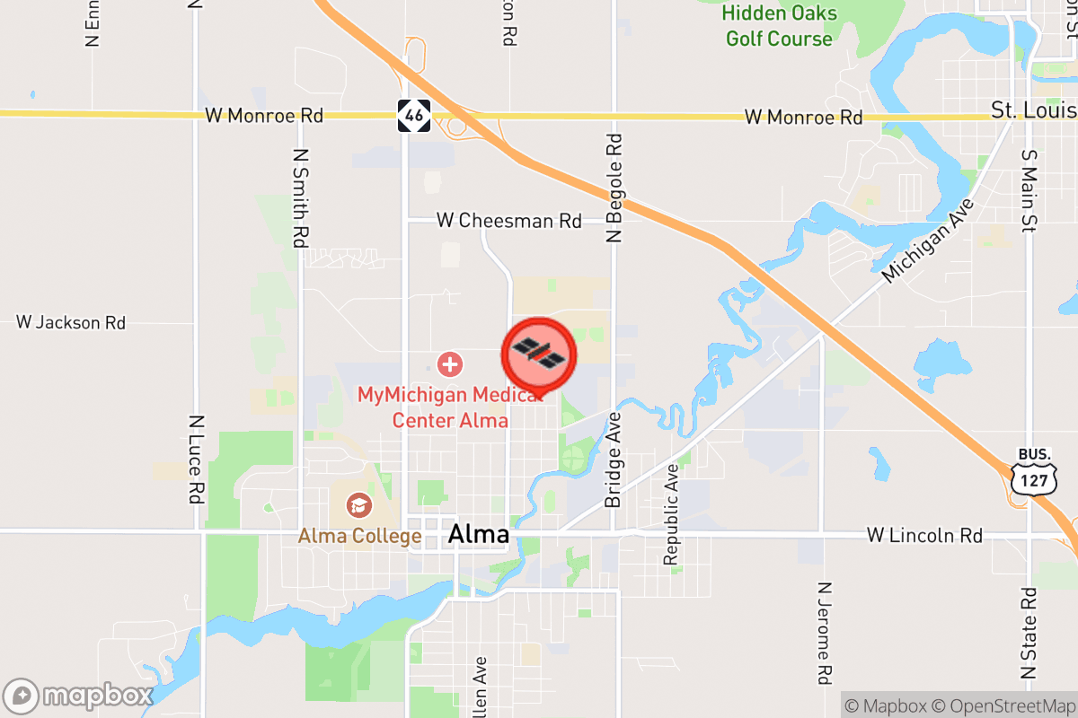 Static map screenshot of the place