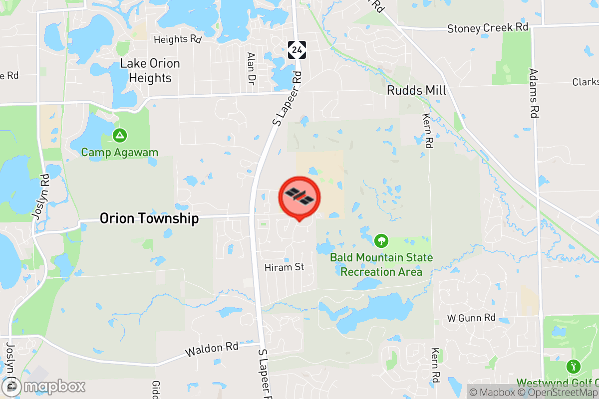 Static map screenshot of the place