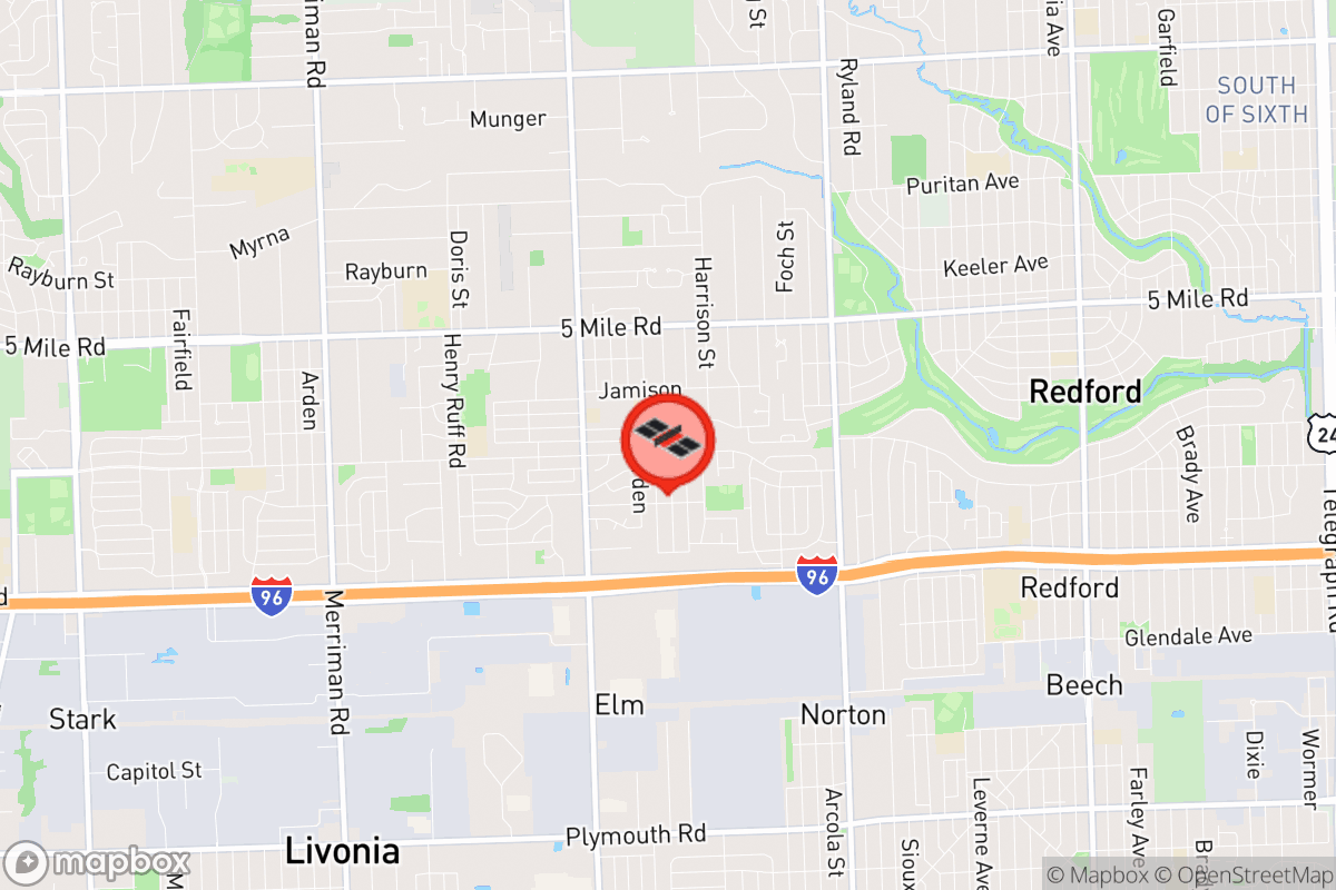 Static map screenshot of the place