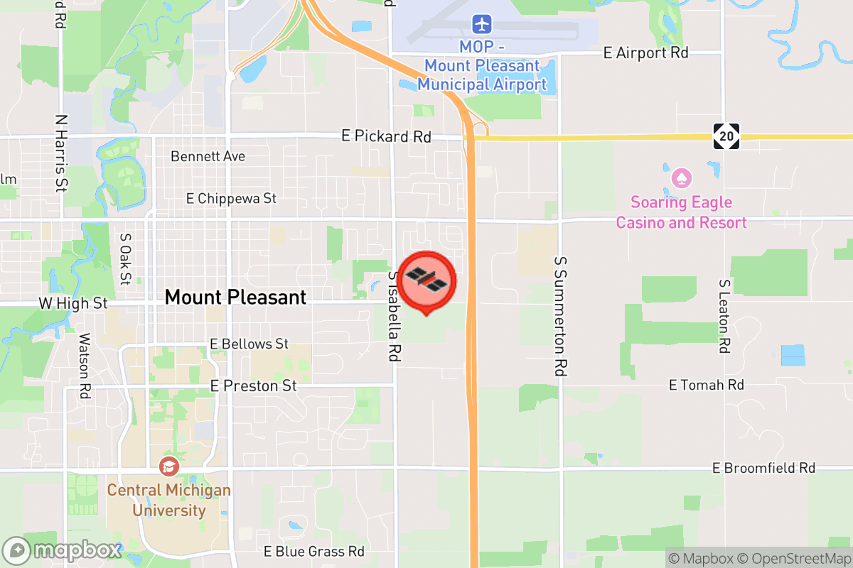 Static map screenshot of the place