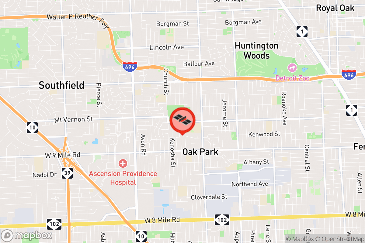 Static map screenshot of the place