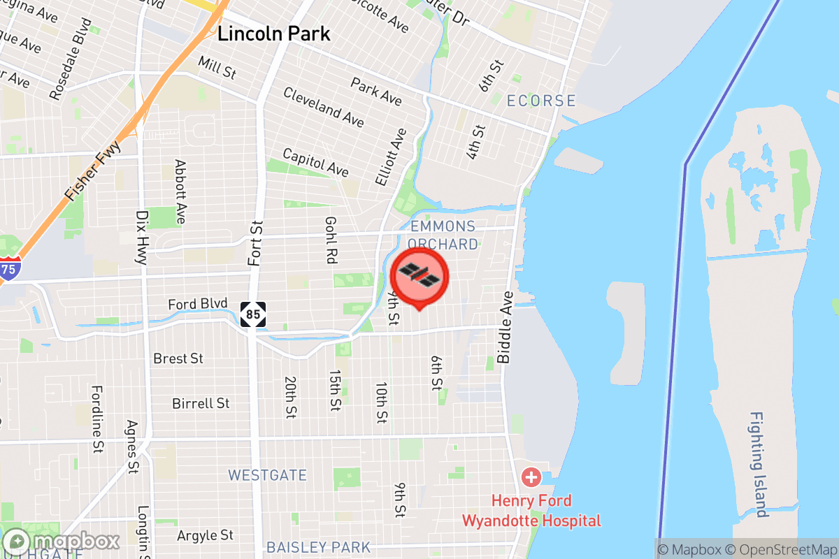 Static map screenshot of the place