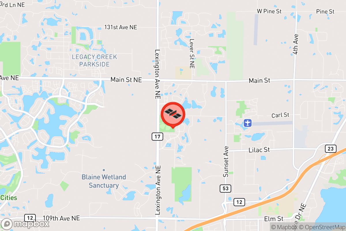 Static map screenshot of the place