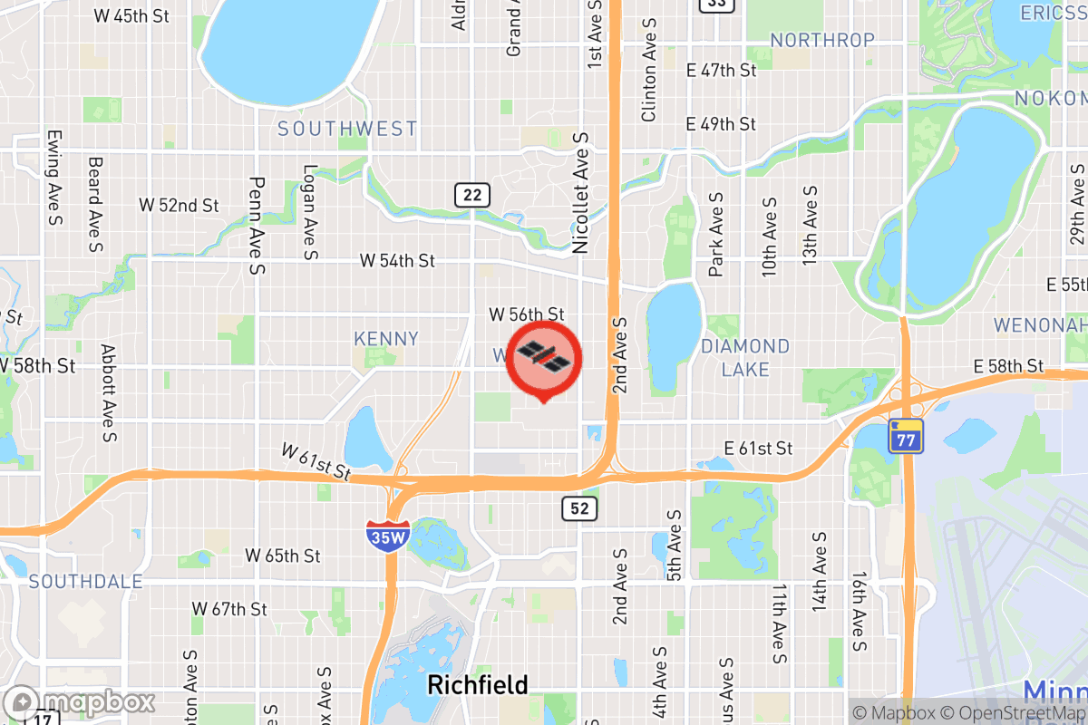 Static map screenshot of the place