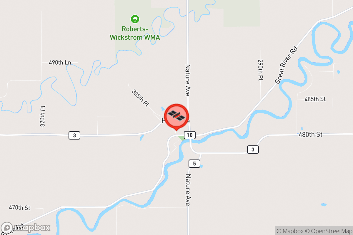 Static map screenshot of the place