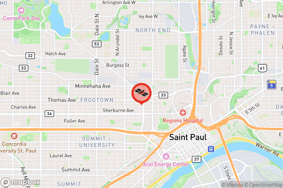 Static map screenshot of the place