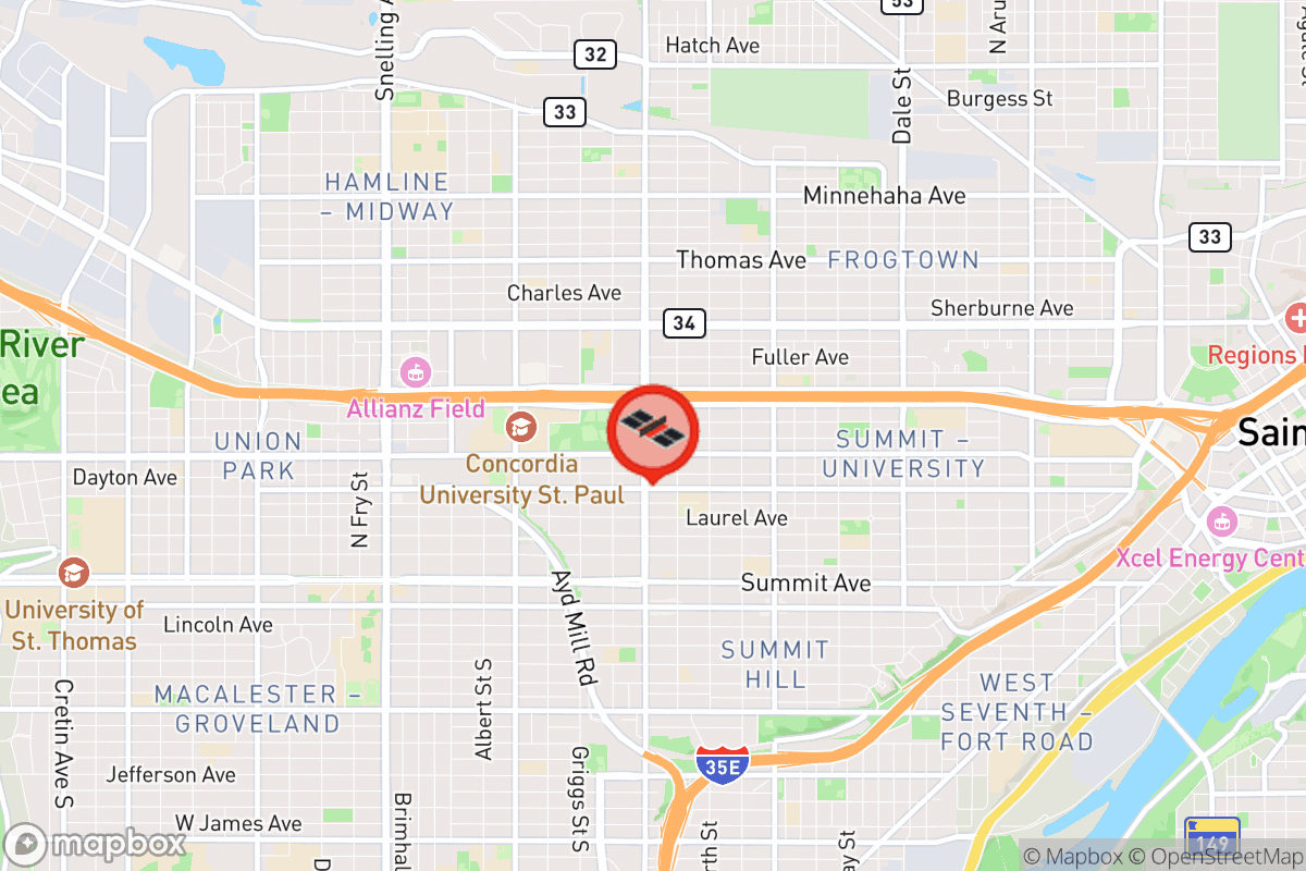 Static map screenshot of the place