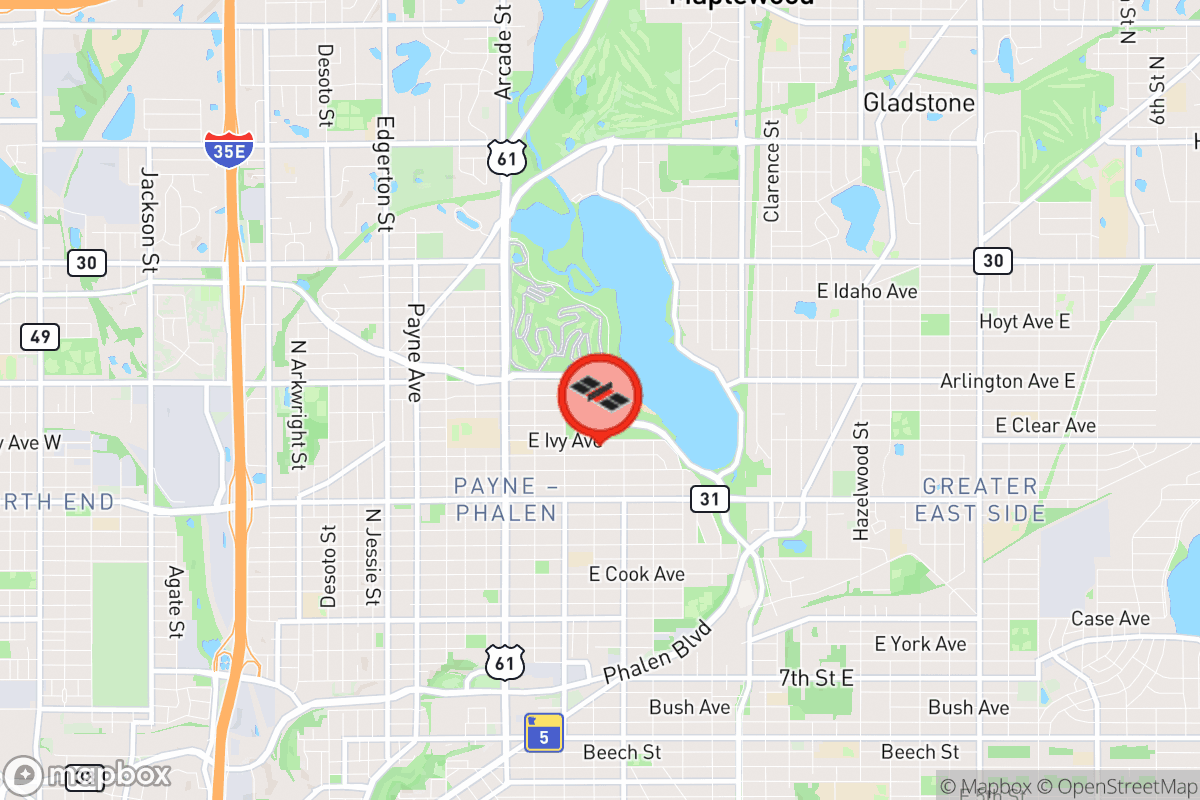 Static map screenshot of the place