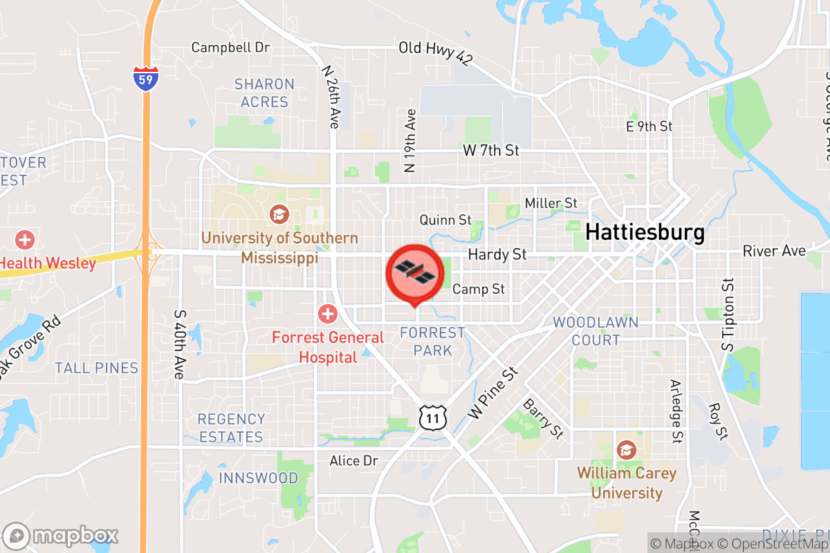 Static map screenshot of the place