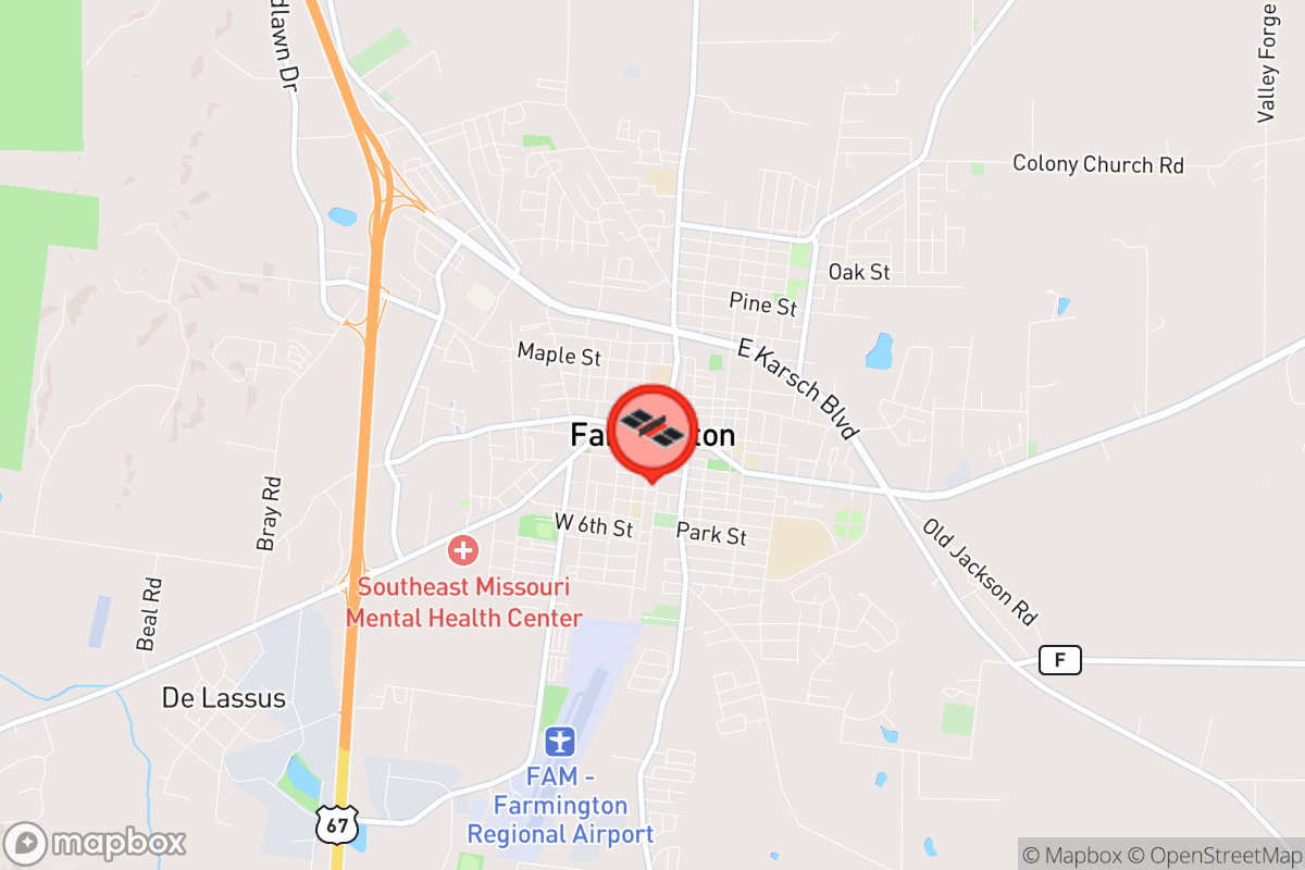 Static map screenshot of the place