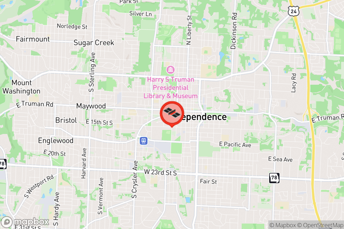 Static map screenshot of the place