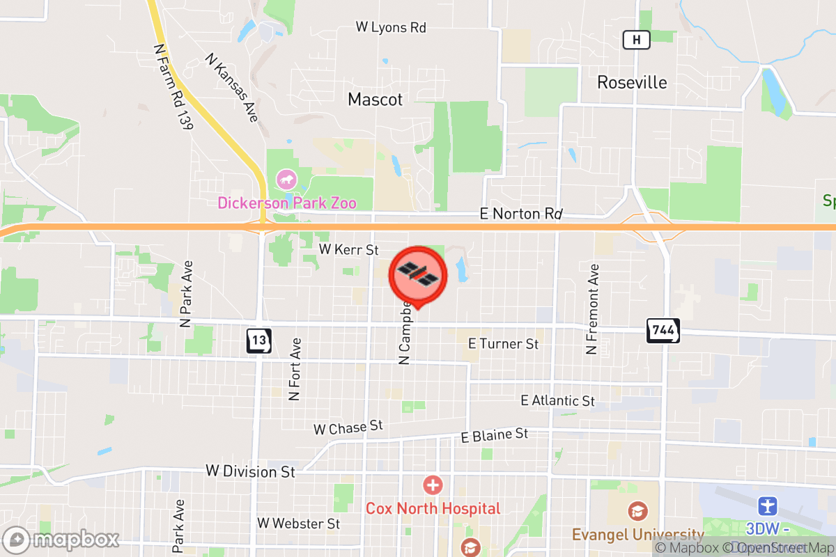 Static map screenshot of the place