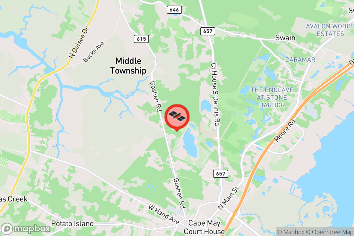 Static map screenshot of the place