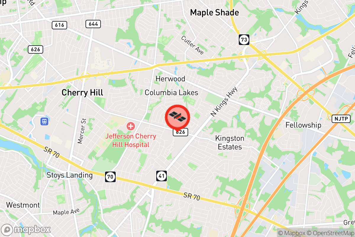 Static map screenshot of the place