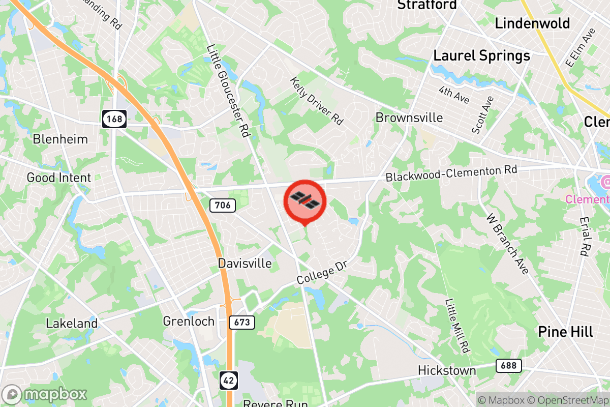 Static map screenshot of the place