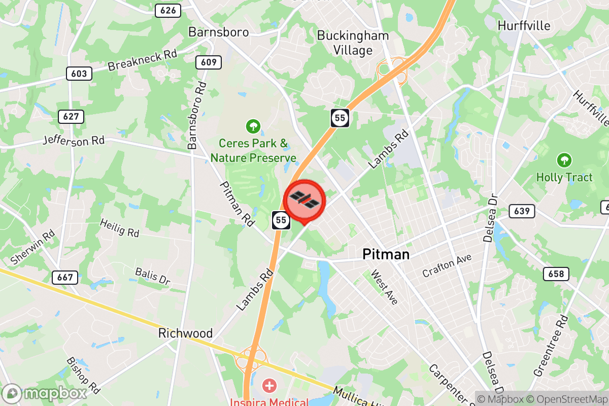 Static map screenshot of the place