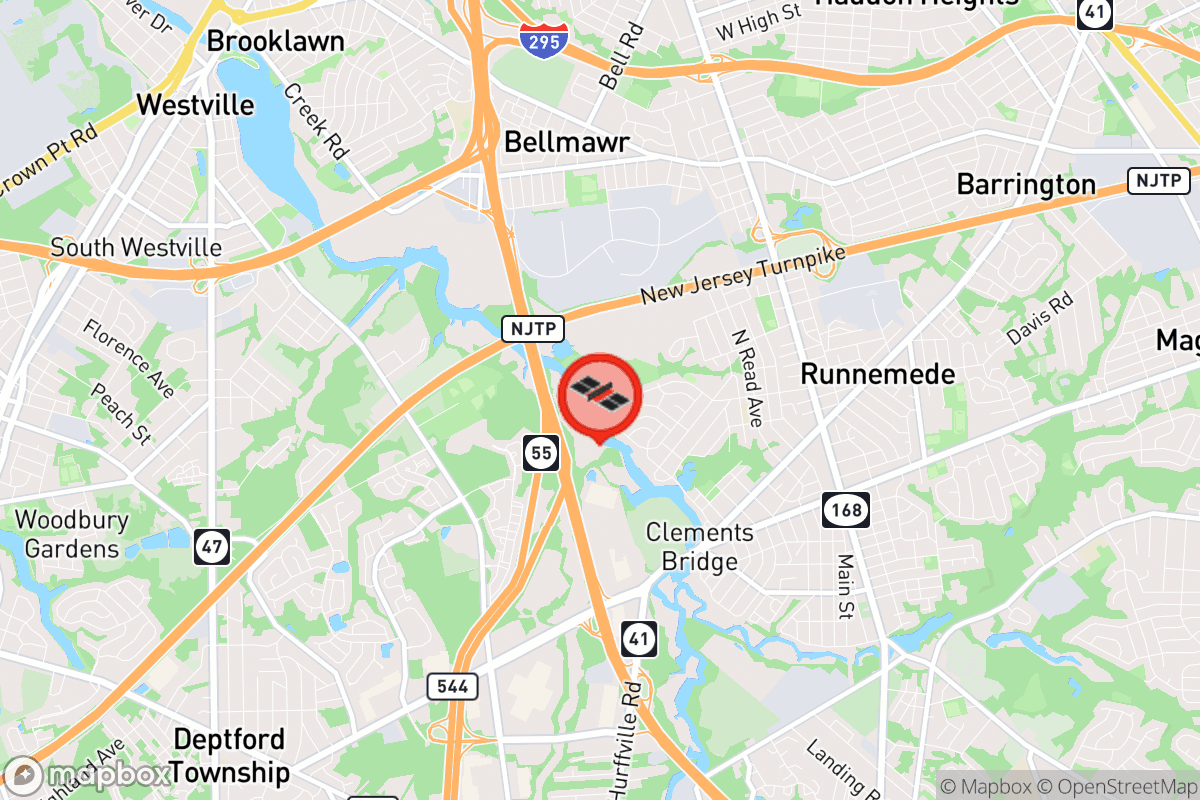 Static map screenshot of the place