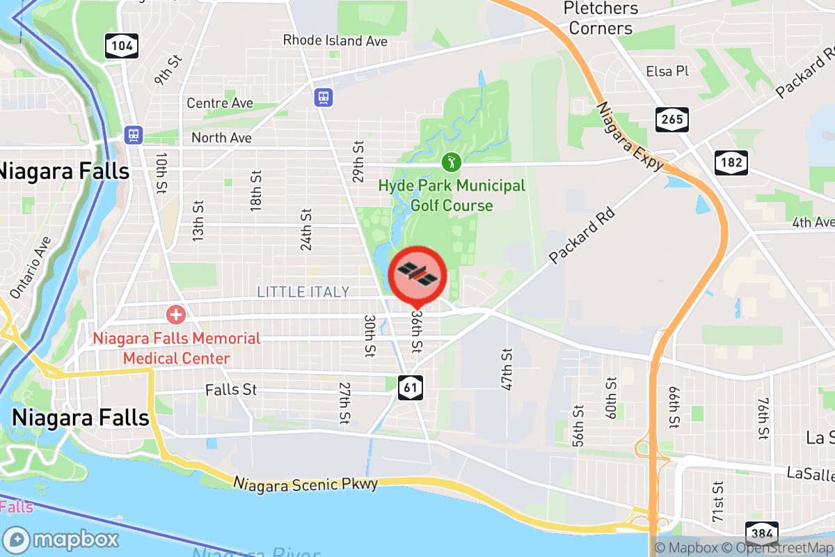 Static map screenshot of the place