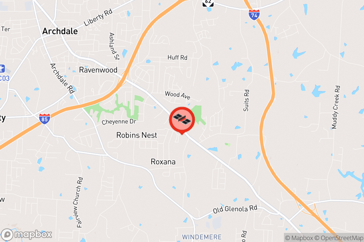 Static map screenshot of the place