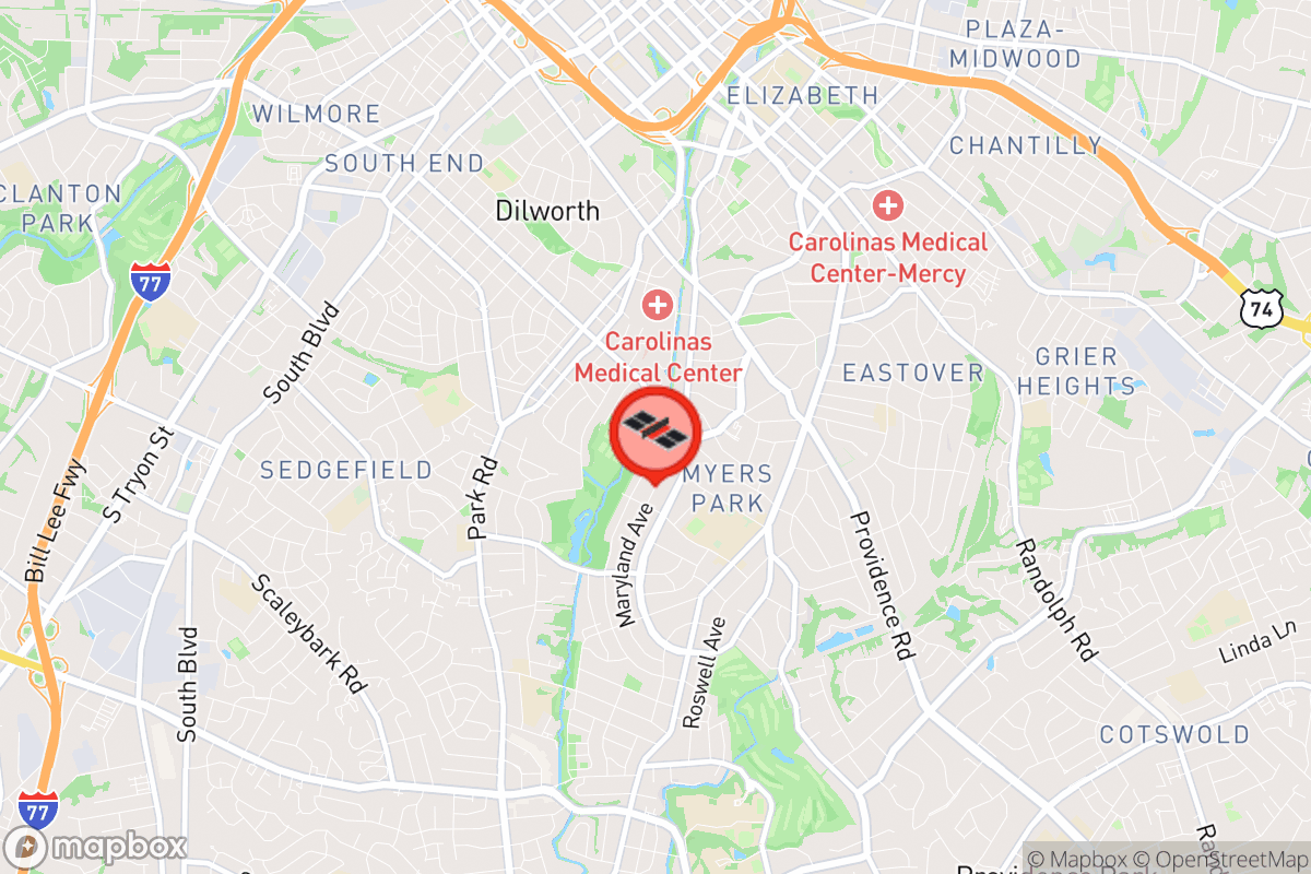 Static map screenshot of the place