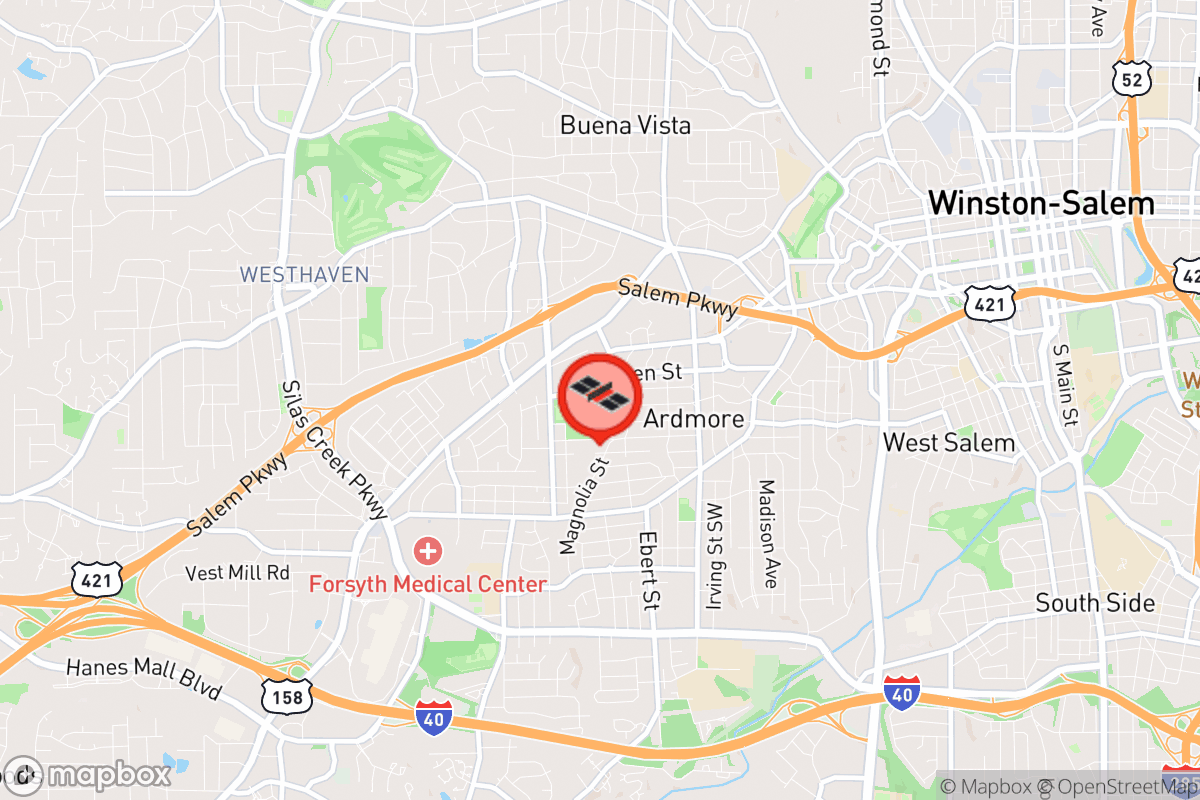 Static map screenshot of the place