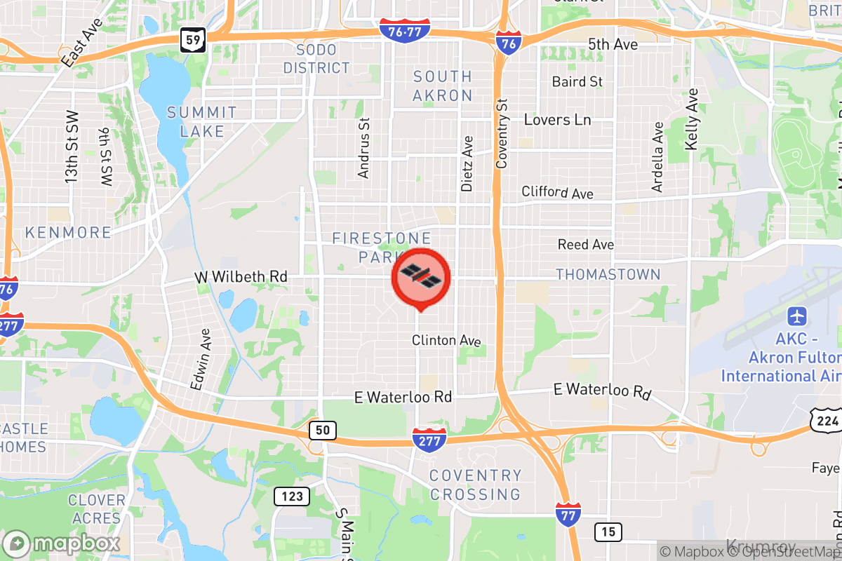 Static map screenshot of the place