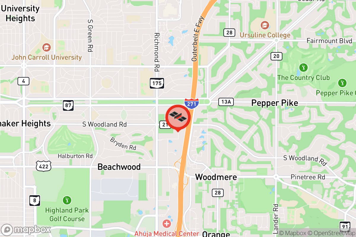 Static map screenshot of the place