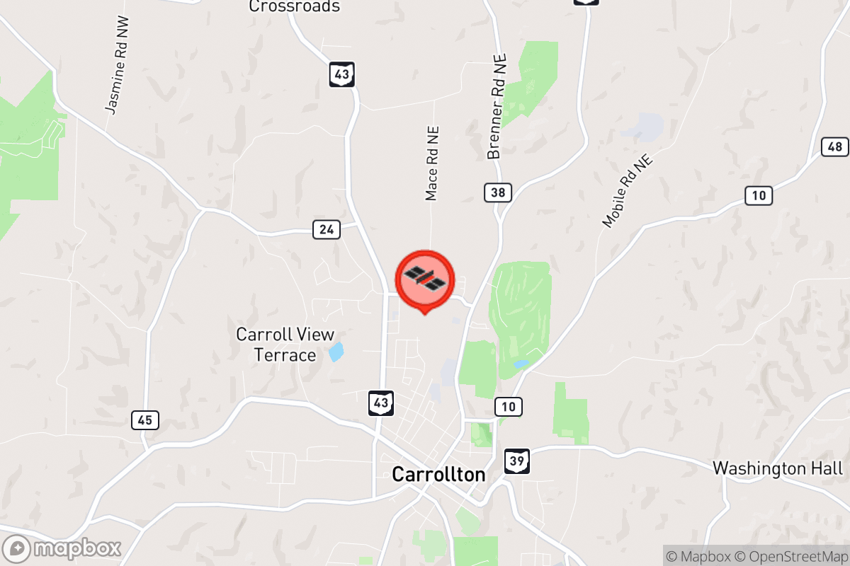 Static map screenshot of the place