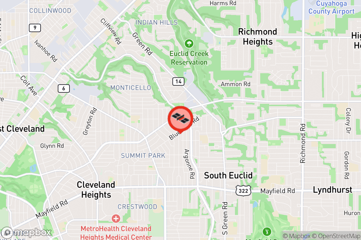 Static map screenshot of the place