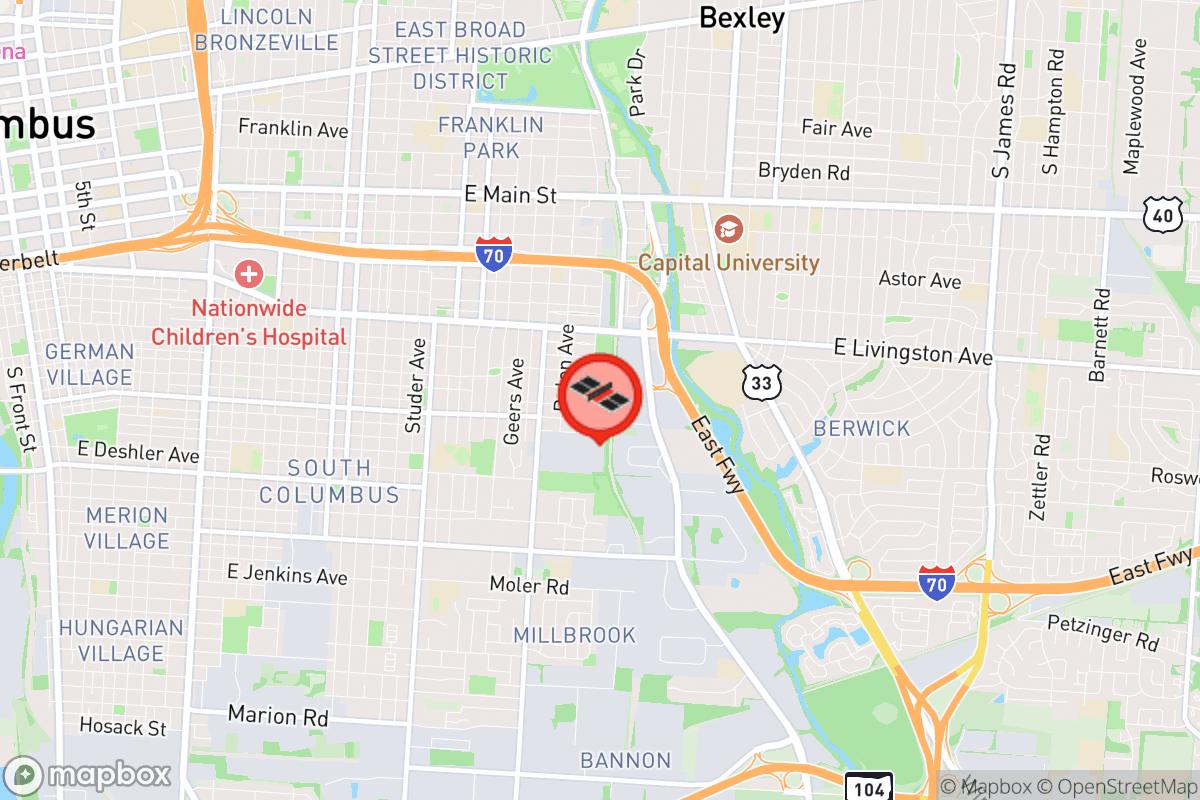 Static map screenshot of the place